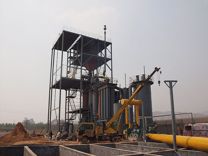 Single stage gas producer