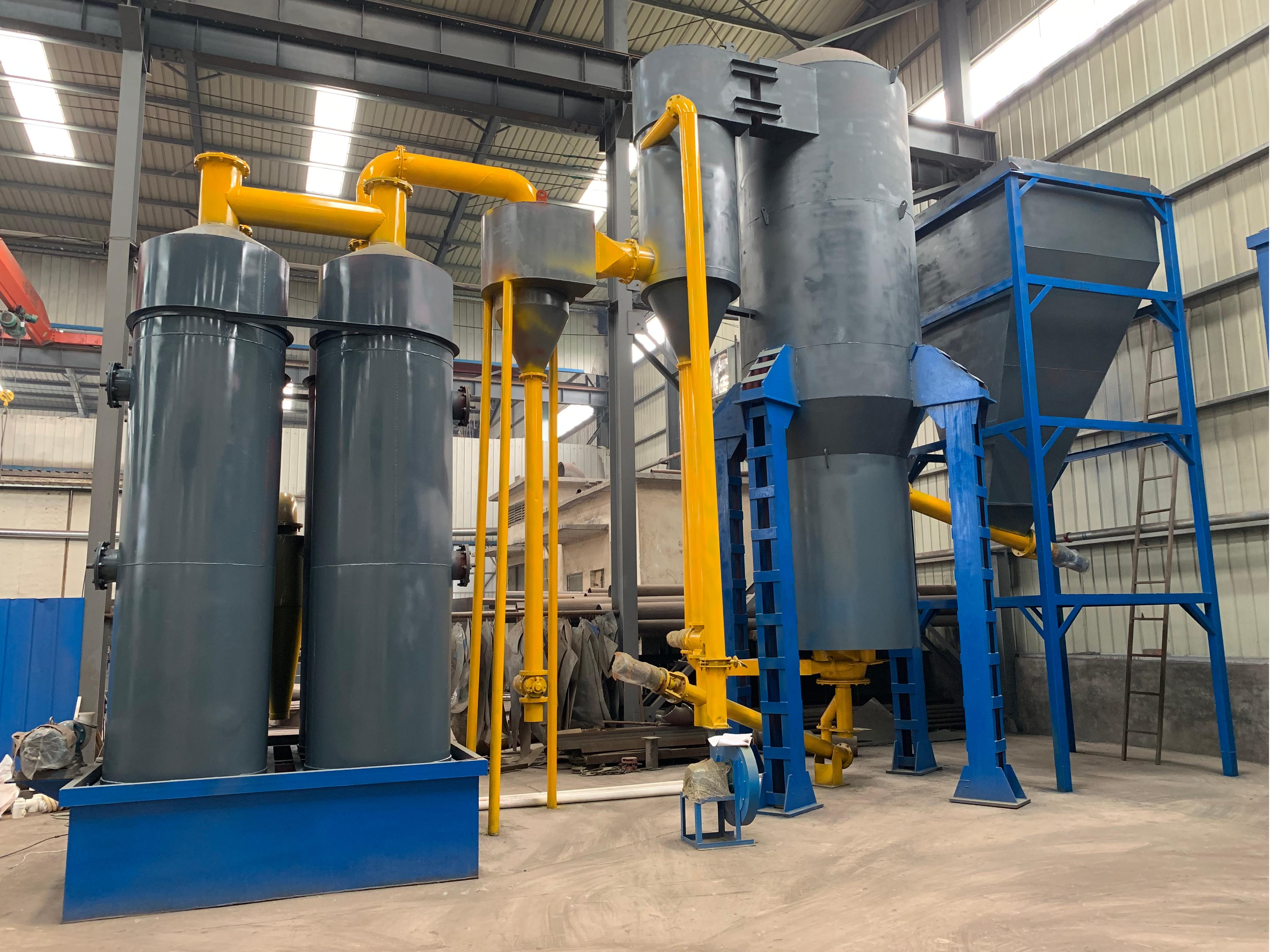 Fluidized bed biomass gasifier