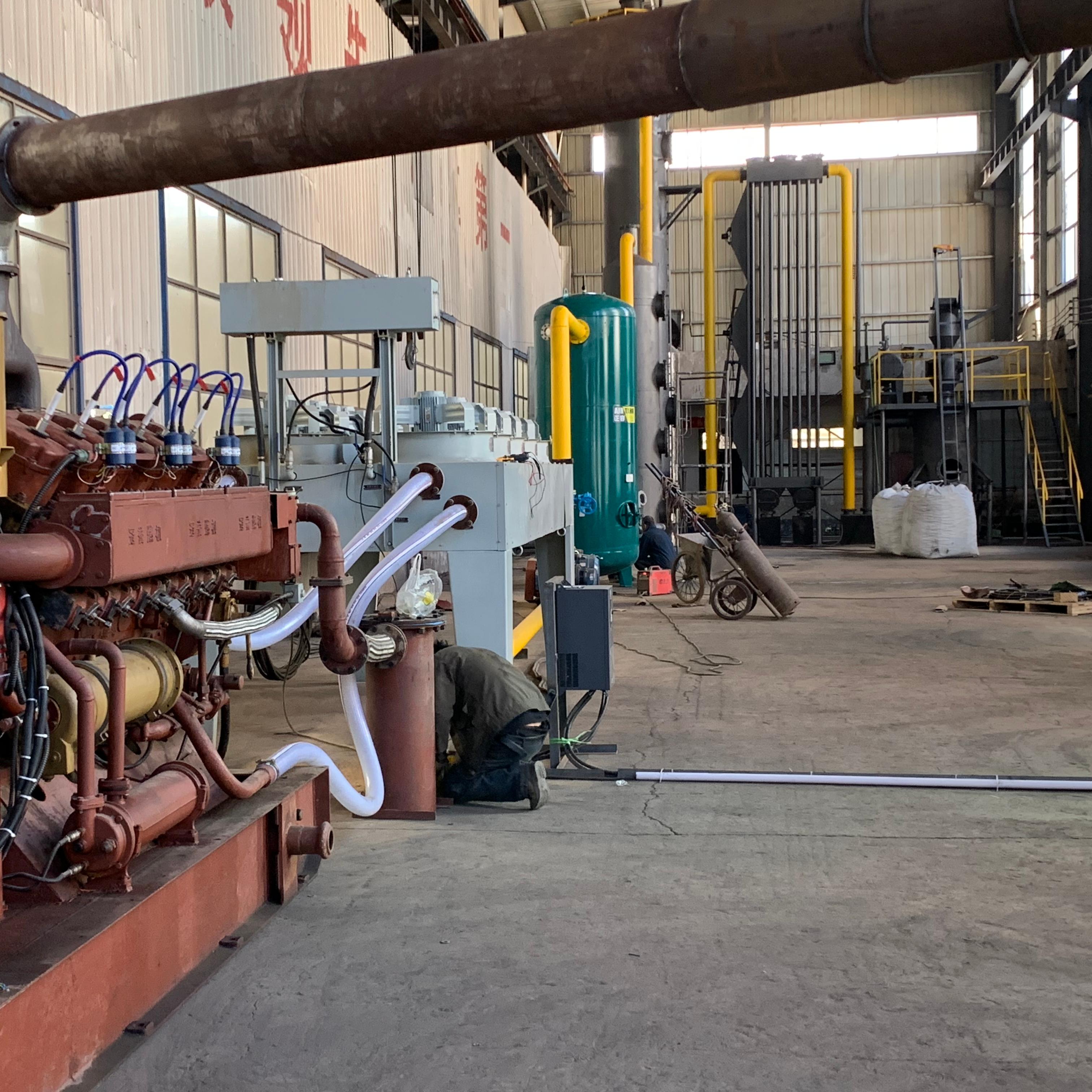 Biomass gasification power plant