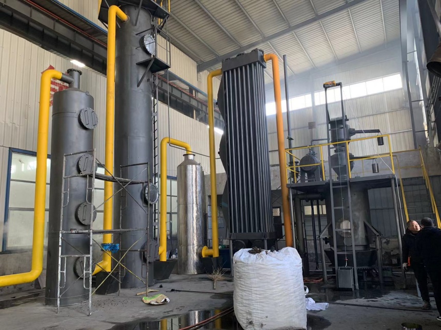 Biomass gasification power plant